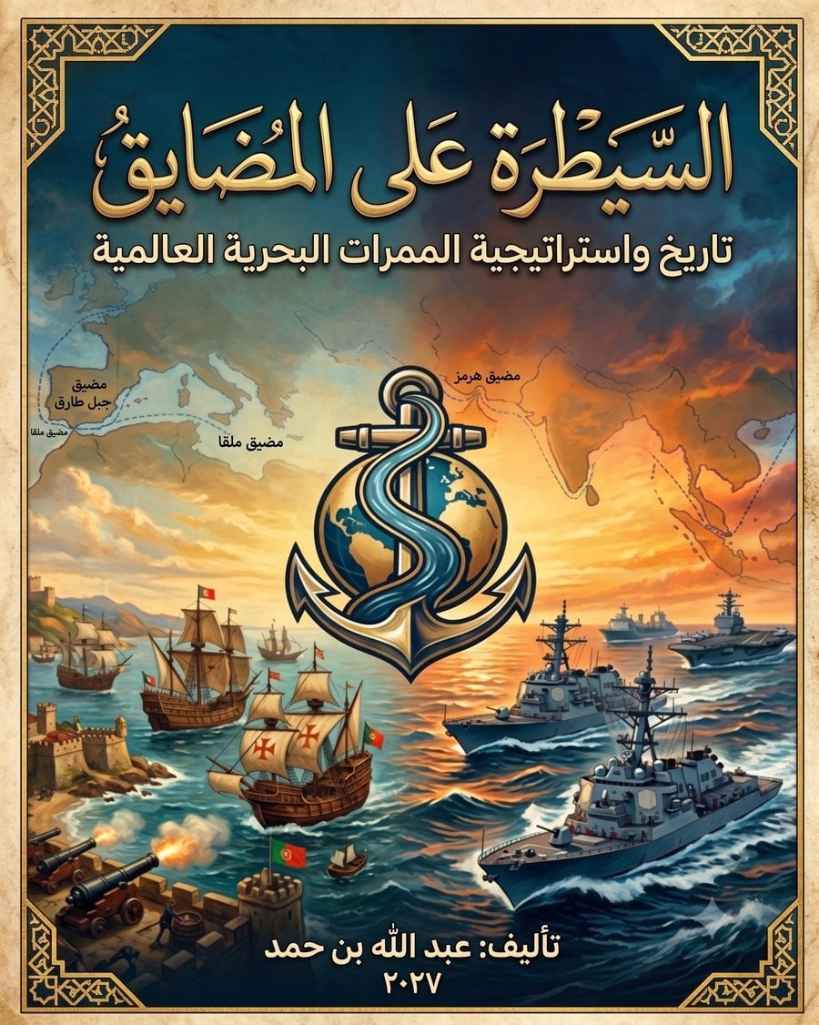Cubierta de la edición en árabe de «السيطرة على المضائق»