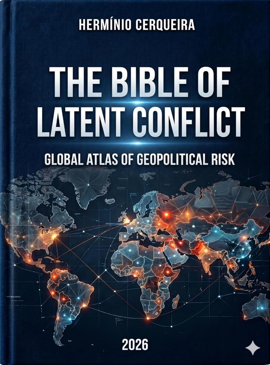 Capa da edição em inglês de «The Bible of Latent Conflict»