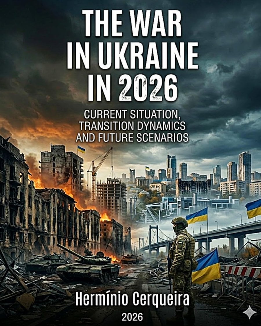 Capa da edição em inglês de «The War in Ukraine in 2026»