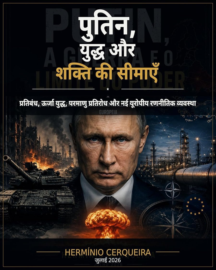Capa da edição em hindi de «जब शक्ति कमजोर हो जाती है»