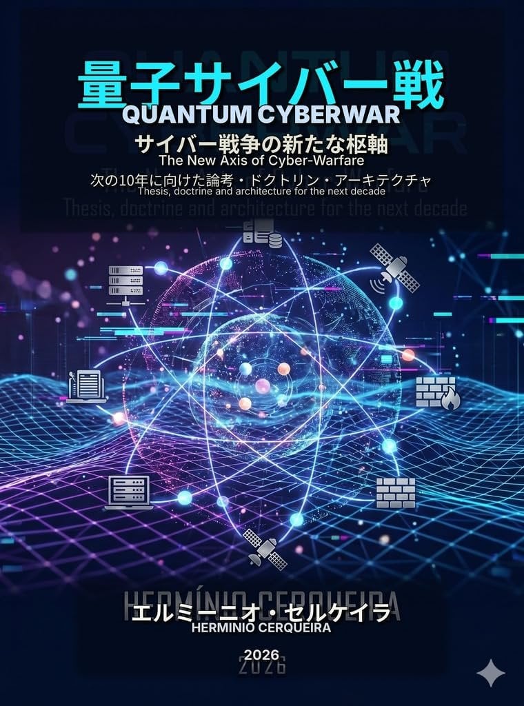 Capa da edição em japonês de «量子サイバー戦争»