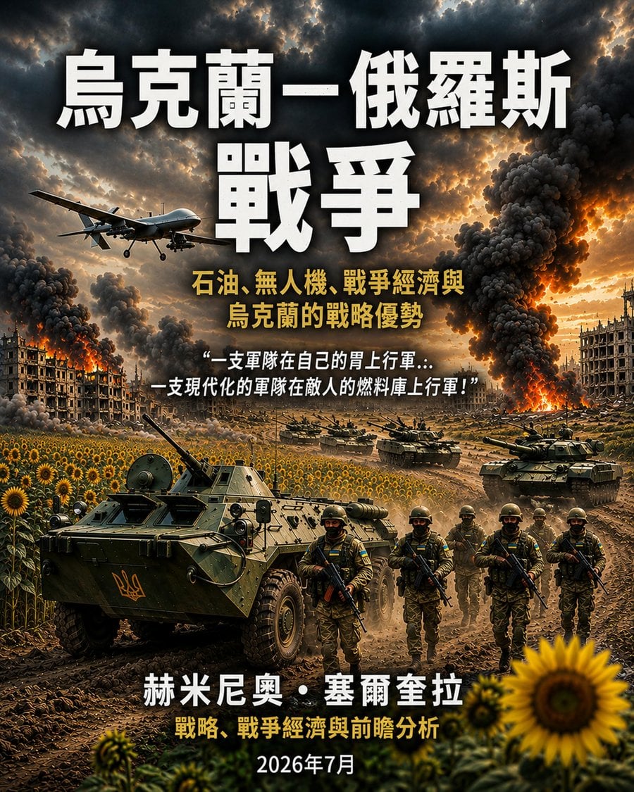 Capa da edição em chinês tradicional de «烏克蘭-俄羅斯戰爭»